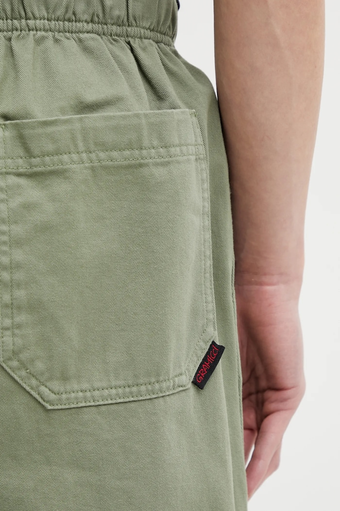 Bavlnené nohavice Gramicci LOOSE TAPERED RIDGE PANT zelená G114.OGT.