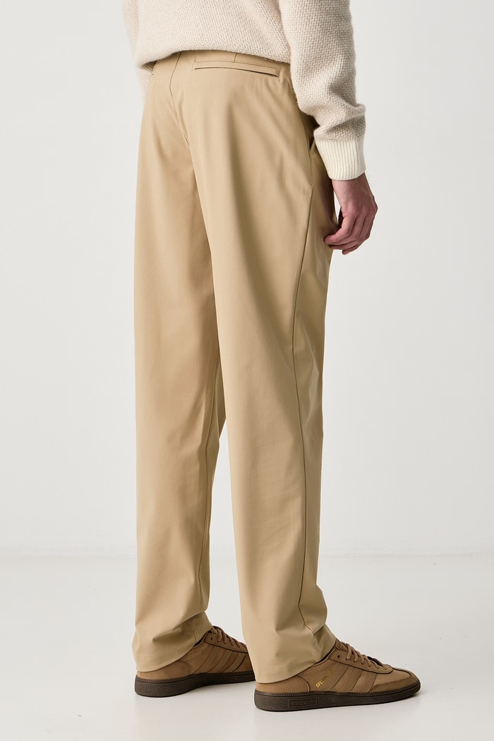 Odzież Lacoste Spodnie slim fit męskie HH1916 beżowy