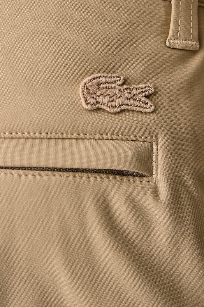 Spodnie slim fit męskie Lacoste HH1916 beżowy