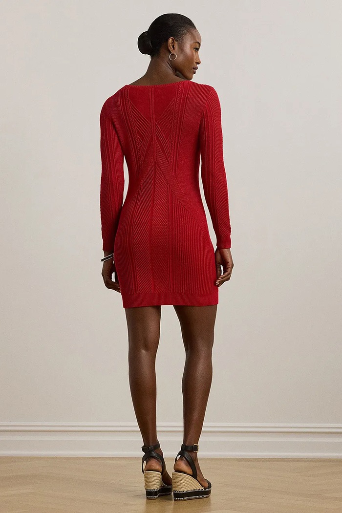 Šaty Lauren Ralph Lauren 200971346 červená AW25