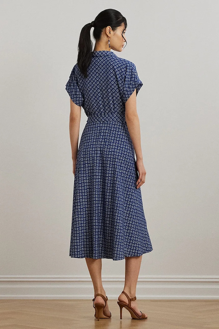 Šaty Lauren Ralph Lauren 200973374 modrá AW25