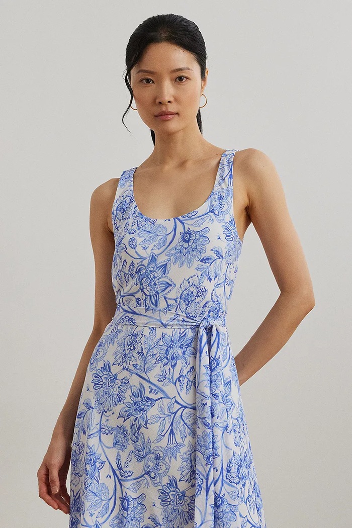 Odjeća Haljina Lauren Ralph Lauren 200973375 plava