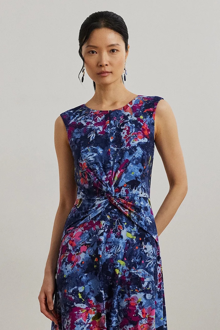 Odzież Lauren Ralph Lauren sukienka 200973610 niebieski