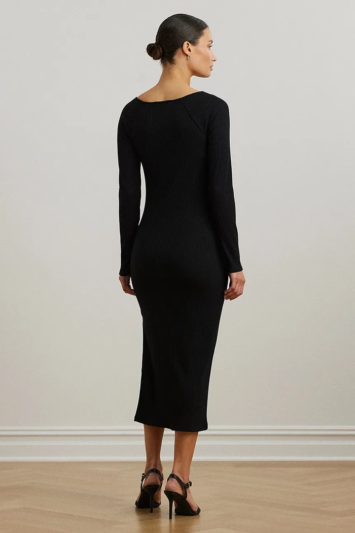 Haljina Lauren Ralph Lauren 200978539 crna AW25