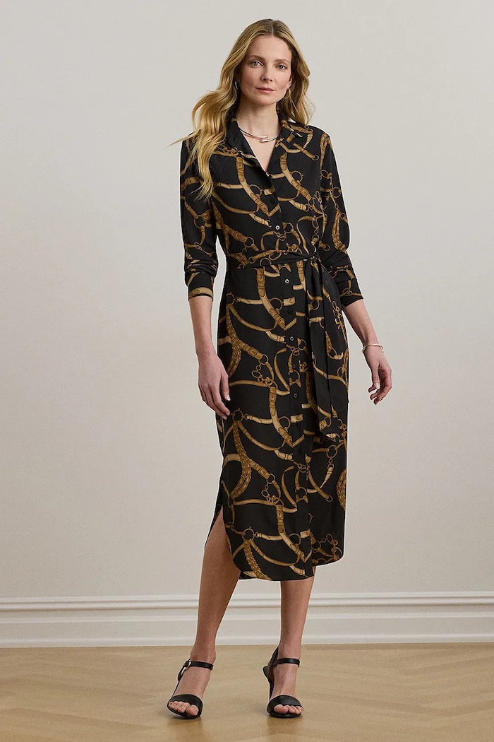 Lauren Ralph Lauren sukienka casual czarny 200978812