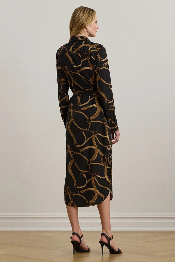 Lauren Ralph Lauren sukienka 200978812 czarny AW25