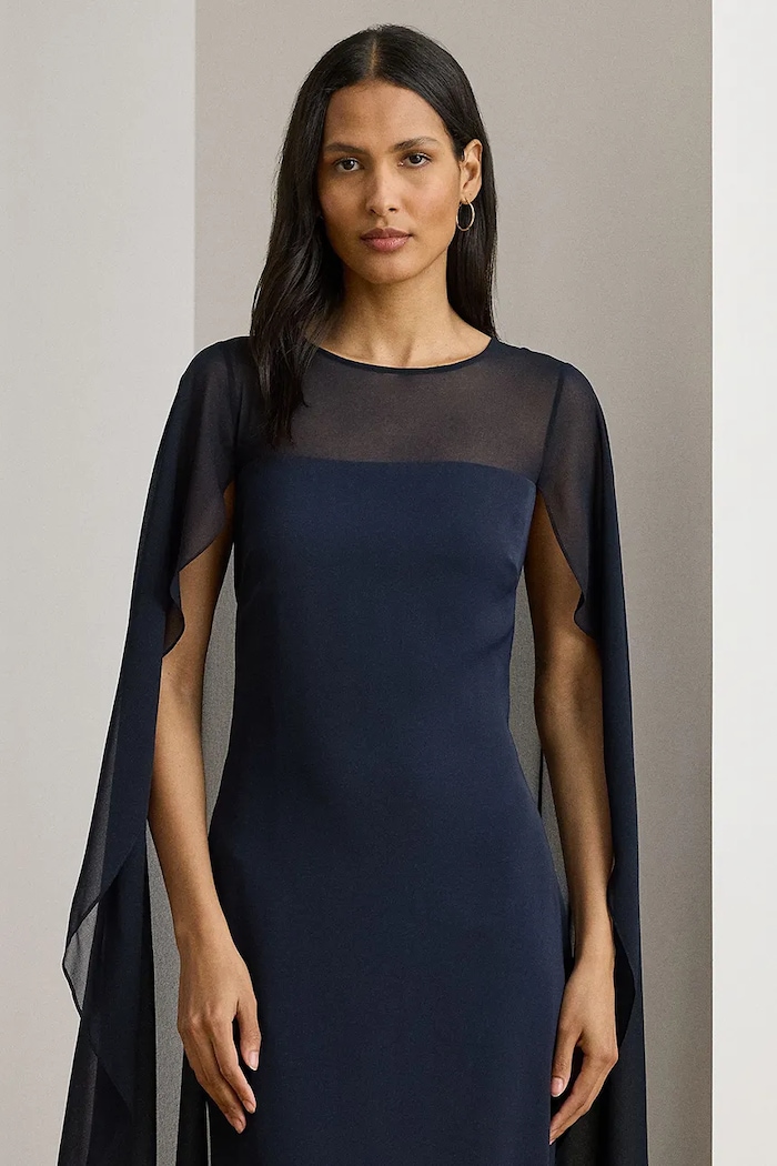 Odzież Lauren Ralph Lauren sukienka 253951606 granatowy