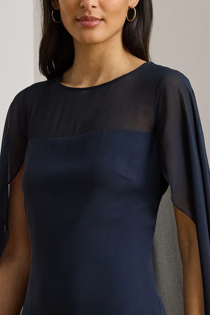Lauren Ralph Lauren sukienka granatowy 253951606