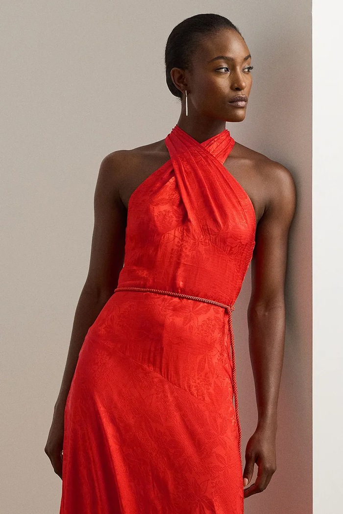 Oblečení Šaty Lauren Ralph Lauren 253971055 červená