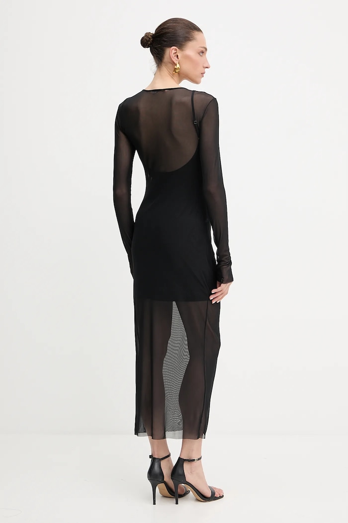 Šaty Patrizia Pepe 8A1502.J329 čierna AW25