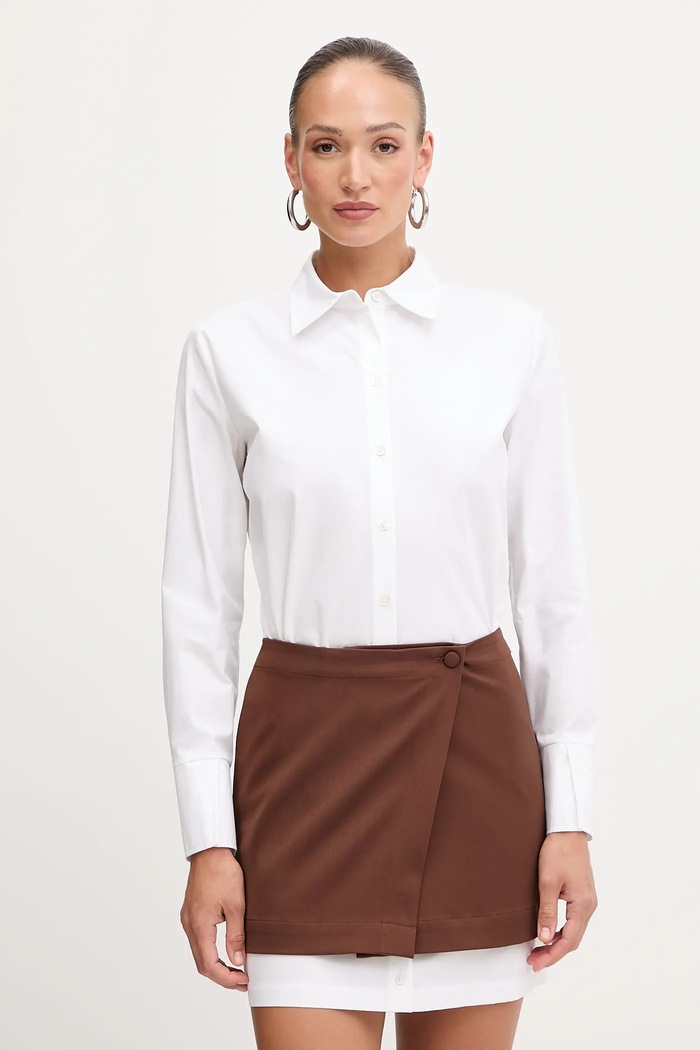 Šaty Patrizia Pepe mini bílá 8A1562.A623