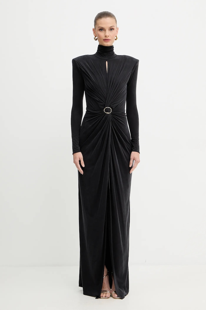 Elisabetta Franchi sukienka ABR0656E2 czarny AW25