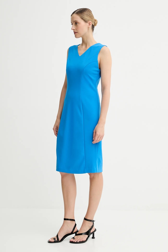 Šaty Calvin Klein LV044C063G modrá AW25