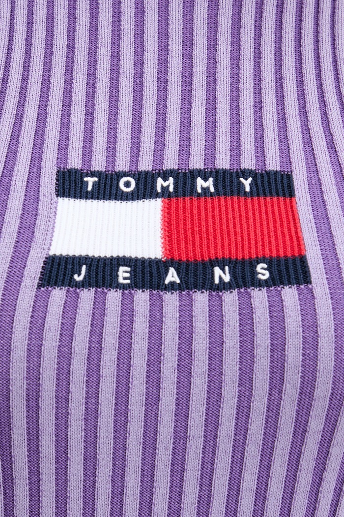 Šaty Tommy Jeans DW0DW20877 fialová
