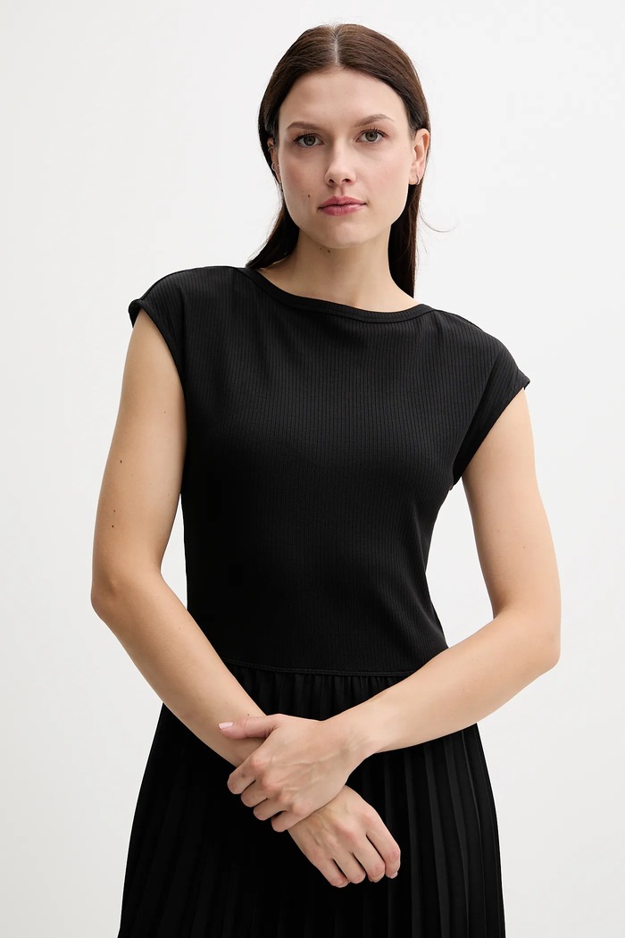 Šaty Tommy Hilfiger černá WW0WW44491