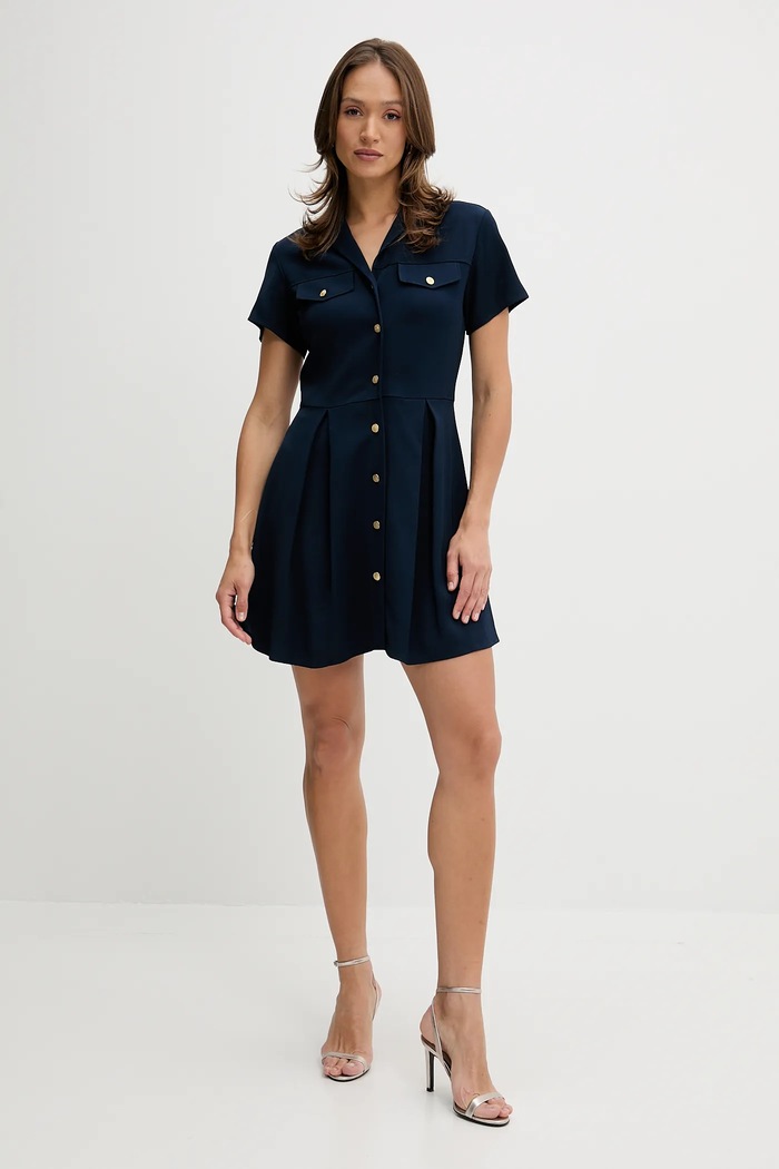 Šaty Tommy Hilfiger WW0WW45819 tmavomodrá AW25