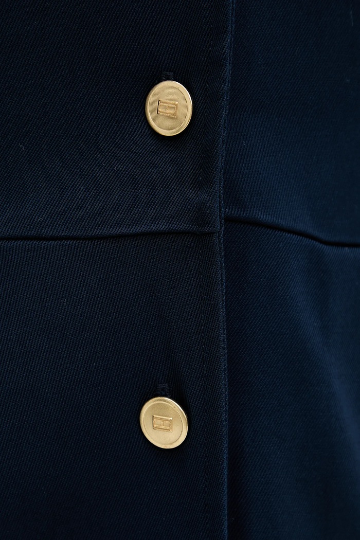 Šaty Tommy Hilfiger WW0WW45819 tmavomodrá