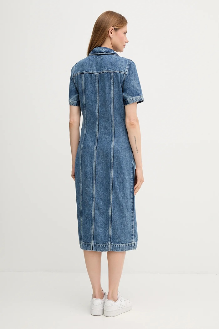 Ruházat Tommy Hilfiger farmerruha WW0WW46638 kék
