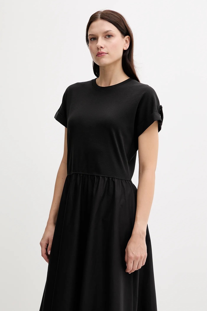 Šaty Tommy Hilfiger černá WW0WW46711