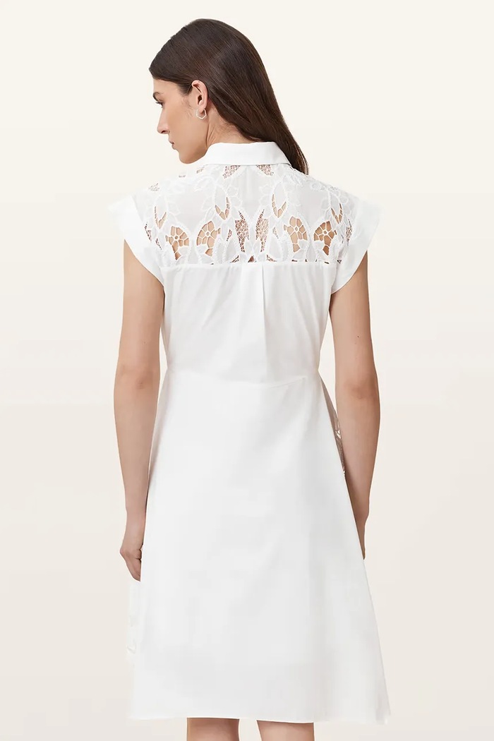 Bavlněné šaty AllSaints ZOLA W129DC