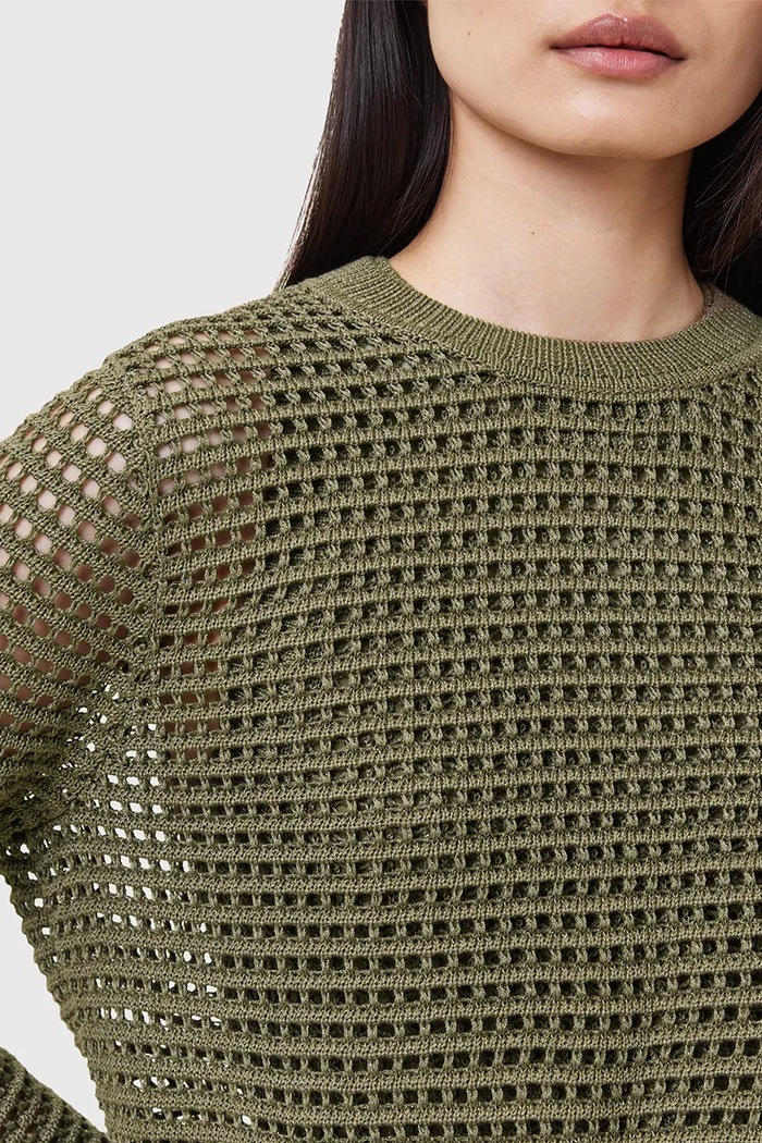 Îmbrăcăminte AllSaints rochie si pulover MIRO W179DC verde