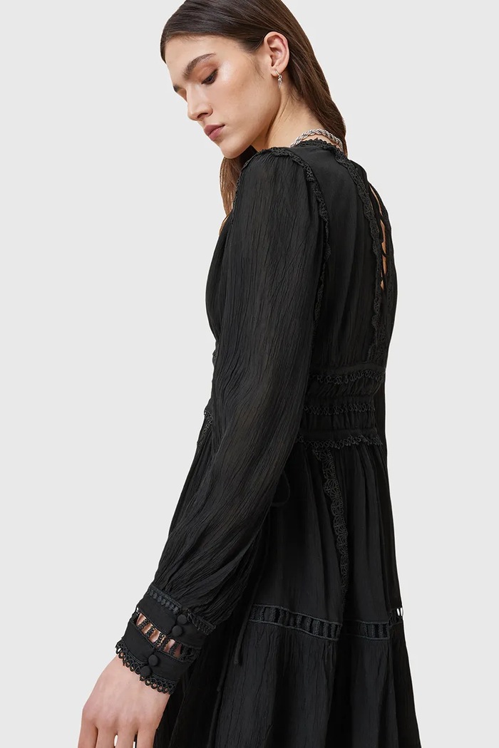 Šaty AllSaints XANTHE W213DC čierna