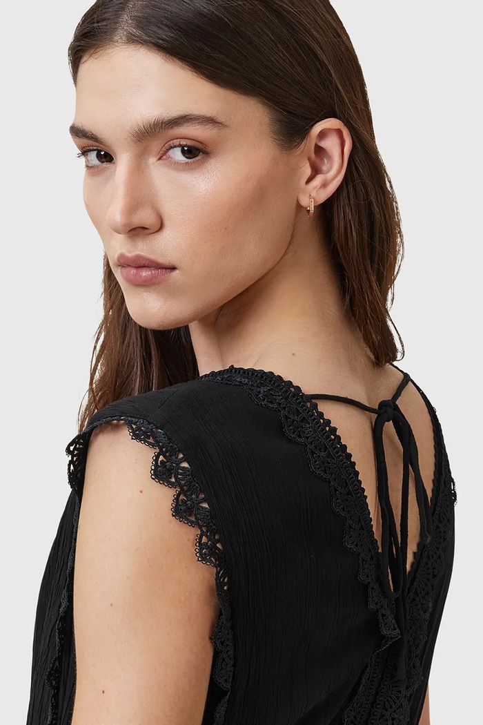 Φόρεμα AllSaints XANTHE μαύρο W302DC
