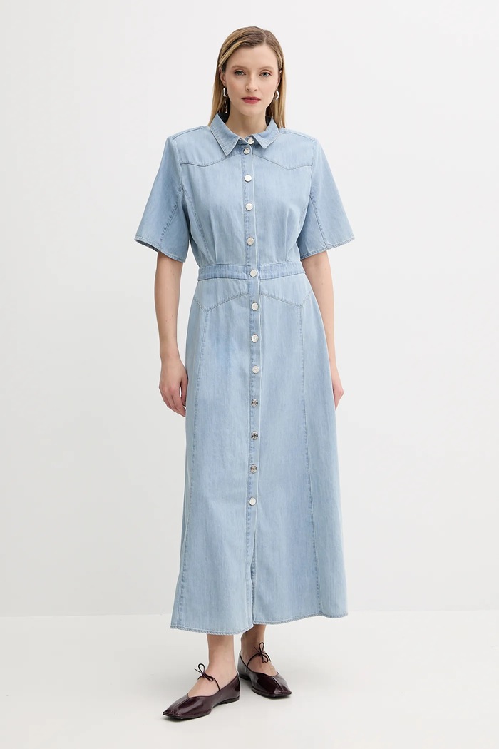 Gestuz rochie jeans fixat albastru 10910194
