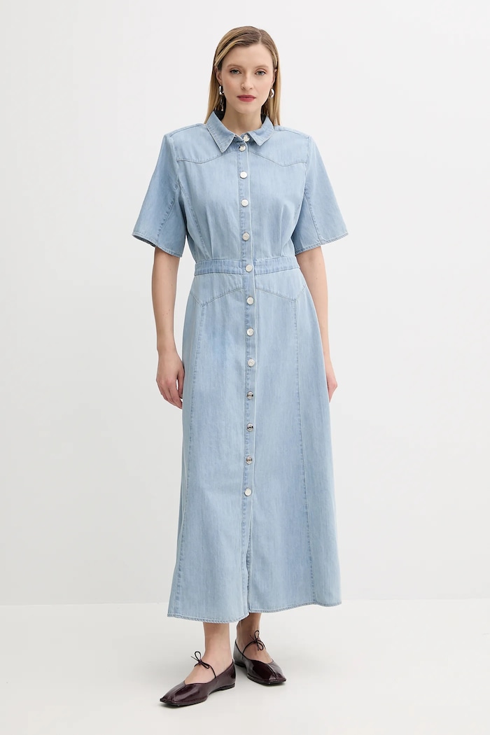Gestuz rochie jeans fixat albastru 10910194