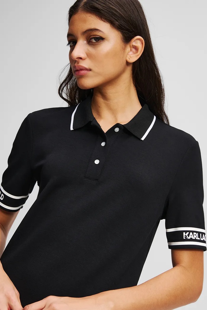 Obleka Karl Lagerfeld A3W13003 črna AW25
