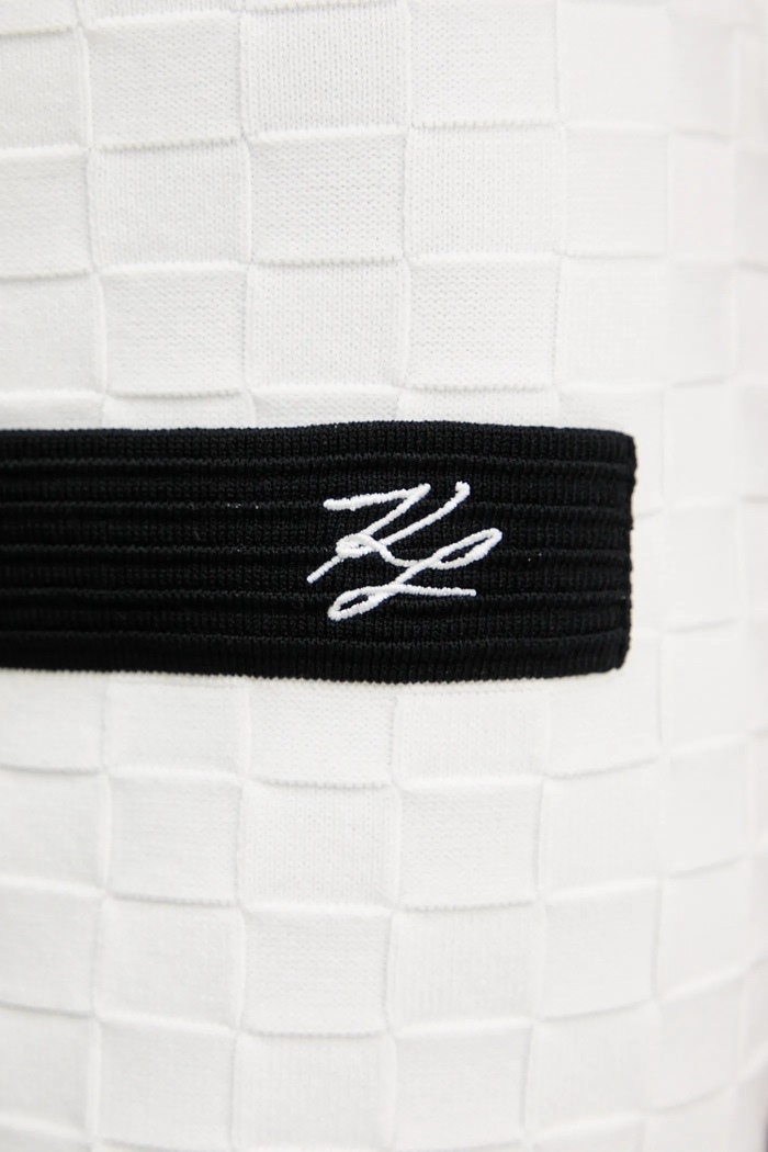Karl Lagerfeld rochie A3W13036 alb
