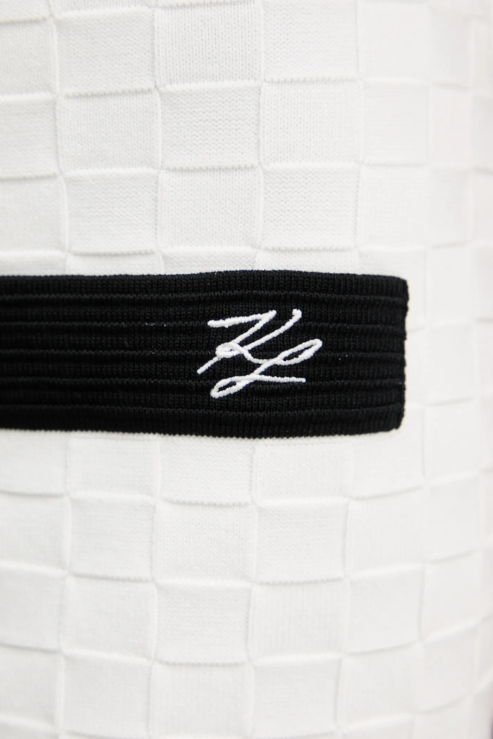 Karl Lagerfeld rochie A3W13036 alb
