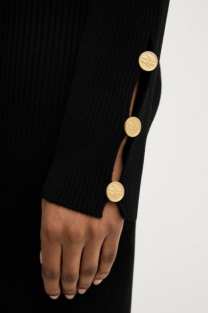 Sukienka Karl Lagerfeld czarny A3W13038