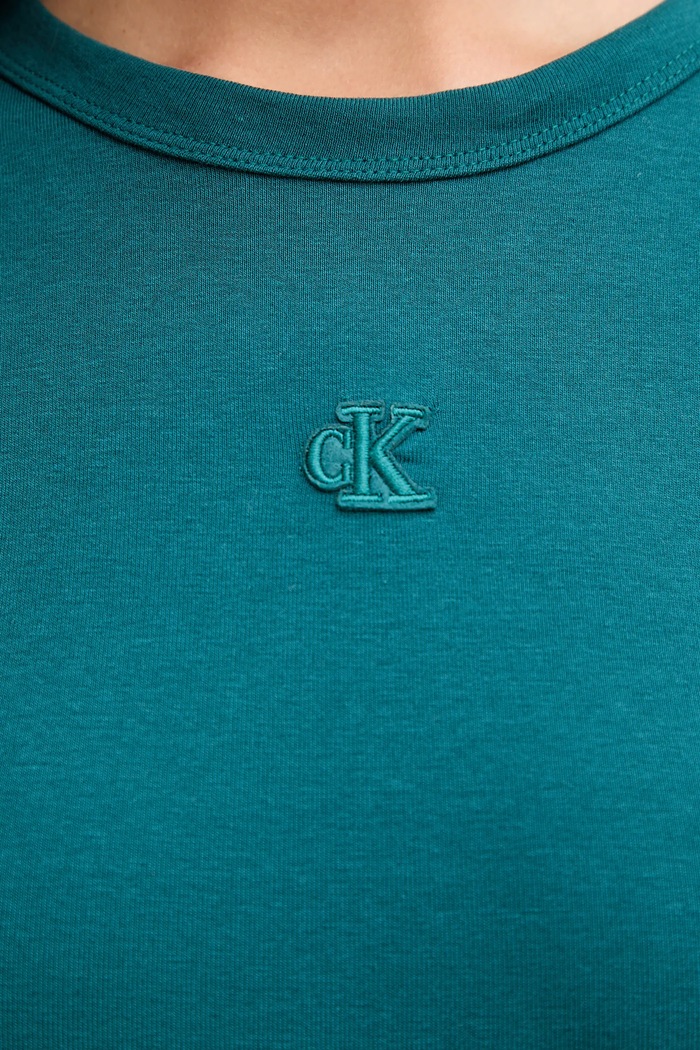 Šaty Calvin Klein Jeans LV047B266G tyrkysová
