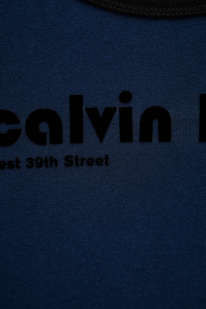 Šaty Calvin Klein Jeans LV047C259G tmavomodrá