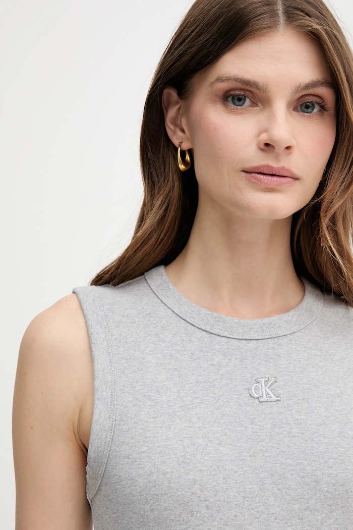 Šaty Calvin Klein Jeans šedá LV047C240G