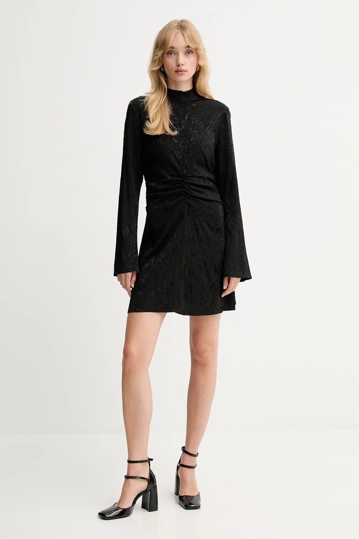 Φόρεμα Gestuz 10910606 μαύρο AW25