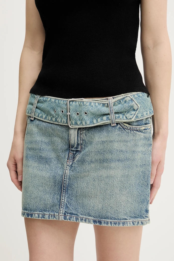 Джинсовая юбка Hugo Blue Gamini_B casual голубой 50541549