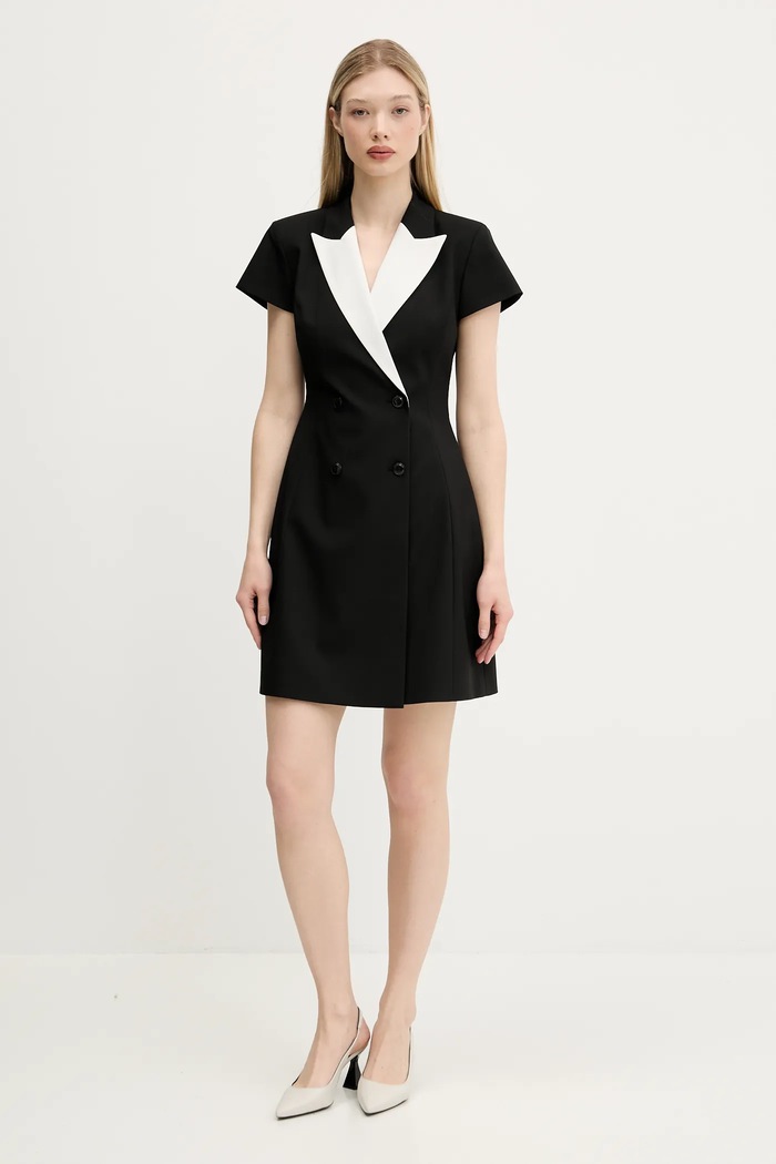 Šaty HUGO Kazuna 50544765 čierna AW25