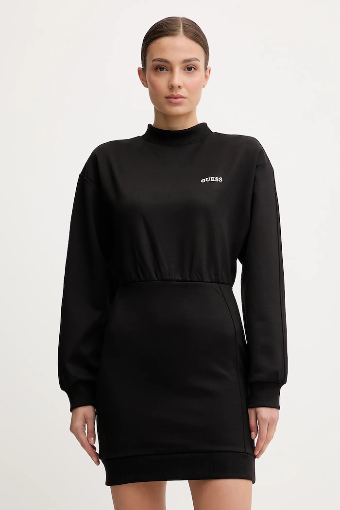 Guess ruha CARMEN hosszú fekete V5YK02.KCX22