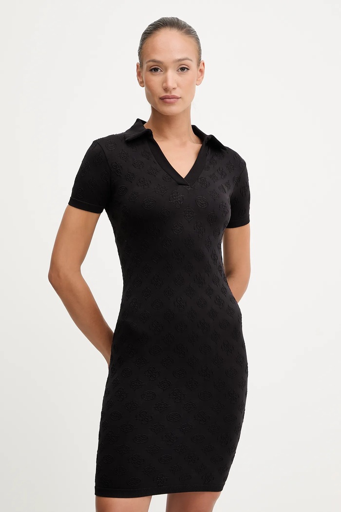 Šaty Guess PEONY V5YK05.Z3OA0 čierna AW25