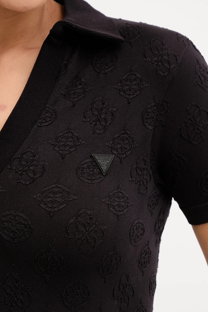 Šaty Guess PEONY V5YK05.Z3OA0 čierna