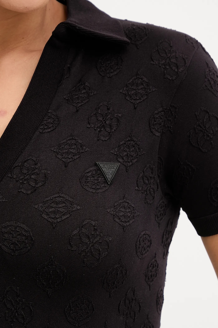 Šaty Guess PEONY V5YK05.Z3OA0 čierna