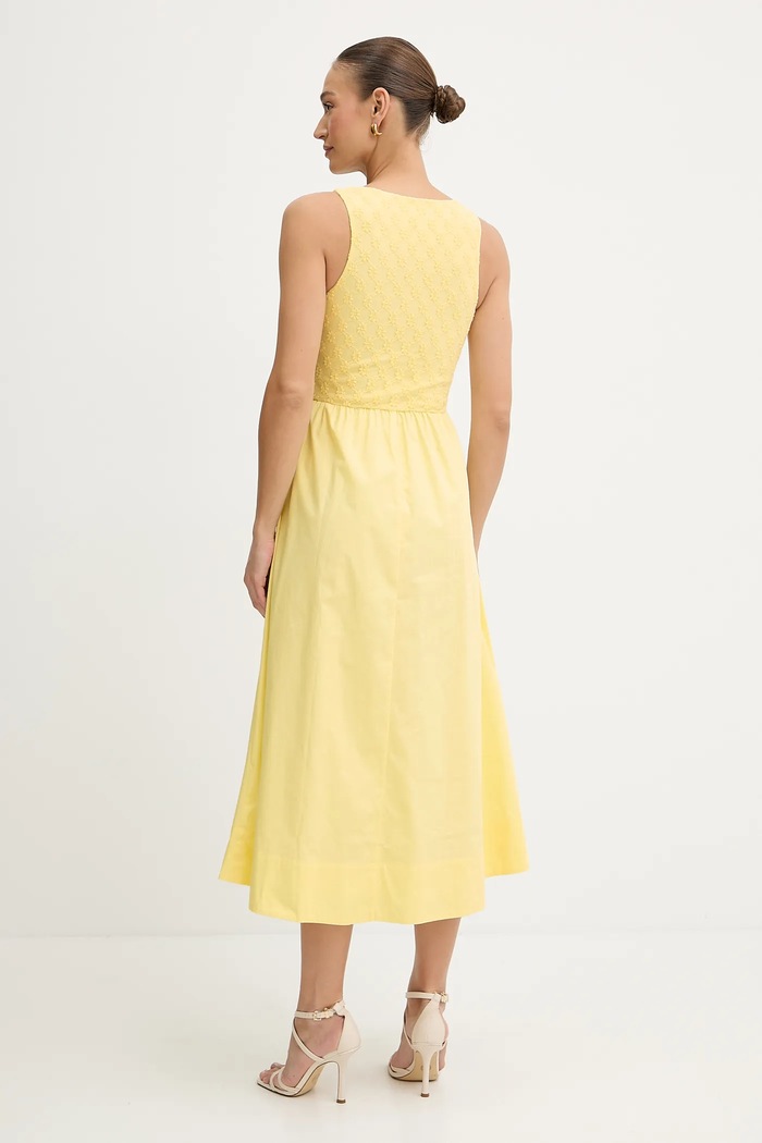 Bardot rochie 59879DB1 galben AW25