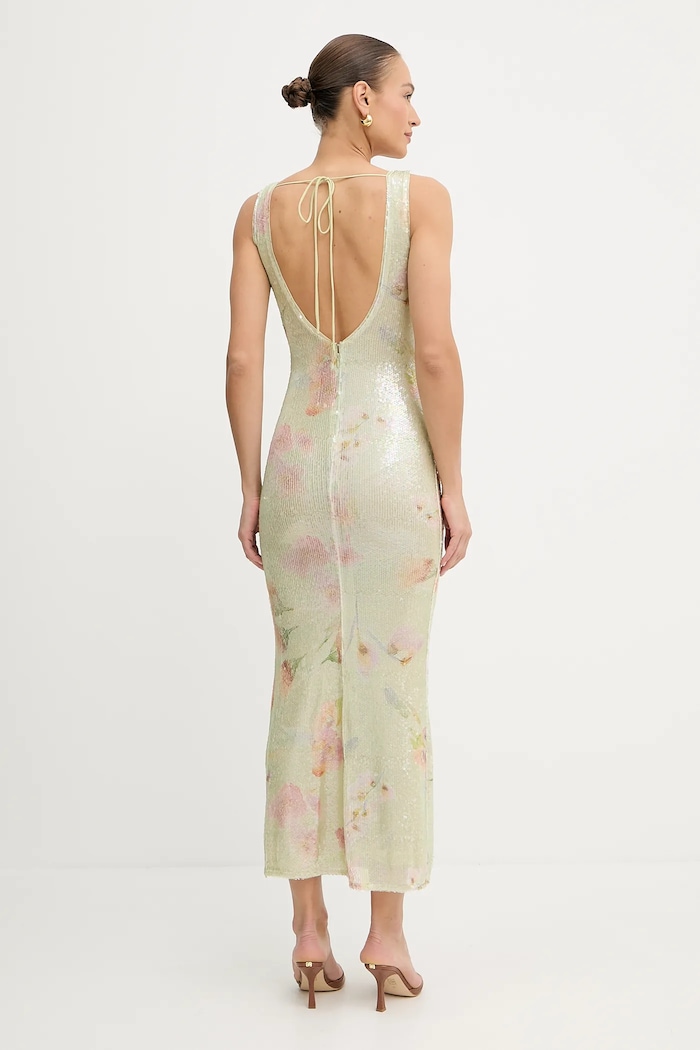 Bardot rochie 59954DB verde AW25
