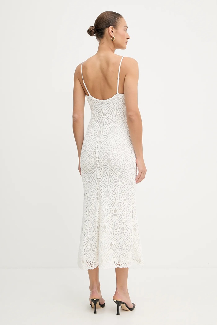 Bardot Sukienka bawełniana 59990DB biały AW25