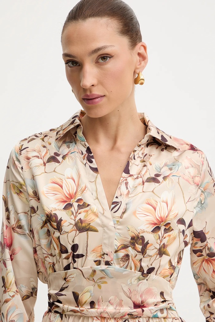 Šaty Guess CONCETTA béžová W5YK00.WF1T2