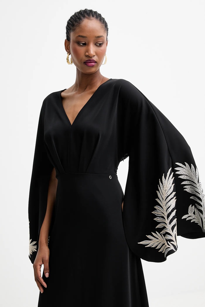 Guess sukienka ANGELE czarny W5YK1A.WHCU2