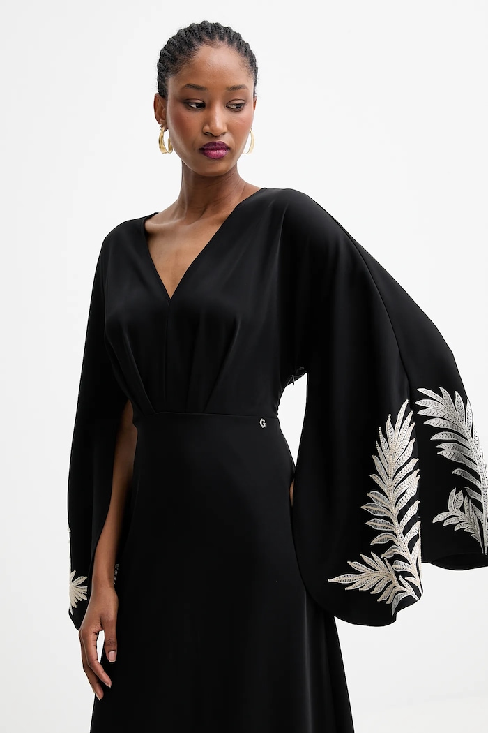 Guess sukienka ANGELE czarny W5YK1A.WHCU2