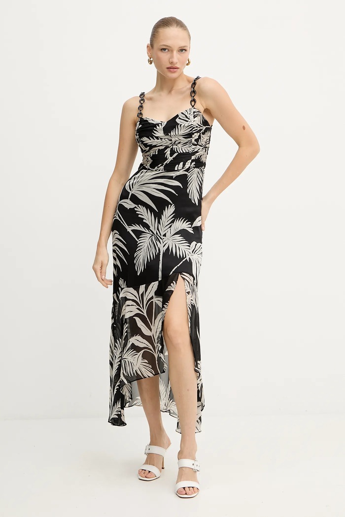 Odzież Guess sukienka STACIE W5YK64.WCWF2 czarny